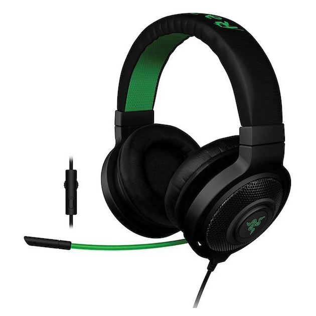 В наушниках Razer Kraken Pro...