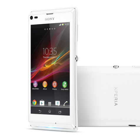 Sony Xperia L упал в снег -...