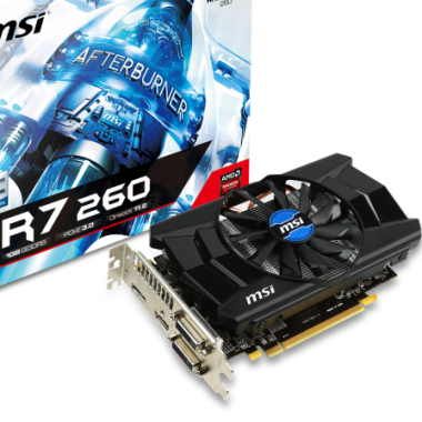 У видеокарты msi r7 260 не...
